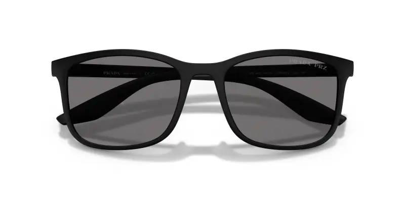 Prada Linea Rossa Occhiali da sole Uomo Nero 4319837 miniatura 2