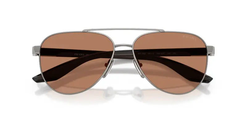 Prada Linea Rossa Occhiali da sole Uomo Marrone 4324851 miniatura 2