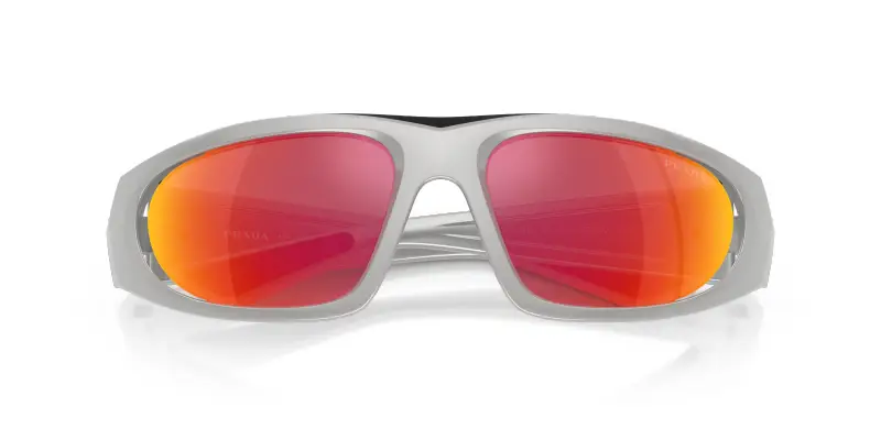 Prada Linea Rossa Occhiali da sole Uomo Grigio 4348902 miniatura 2