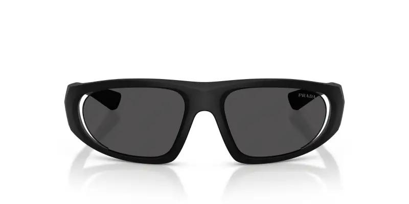 Prada Linea Rossa Occhiali da sole Uomo Nero 4319836 miniatura 3