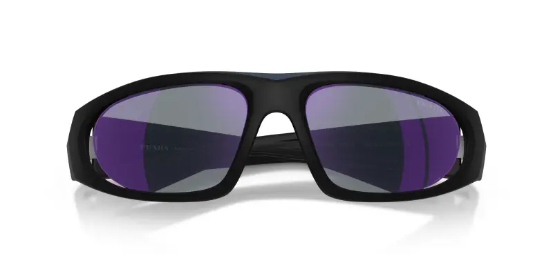 Prada Linea Rossa Occhiali da sole Uomo Nero 4319835 miniatura 2