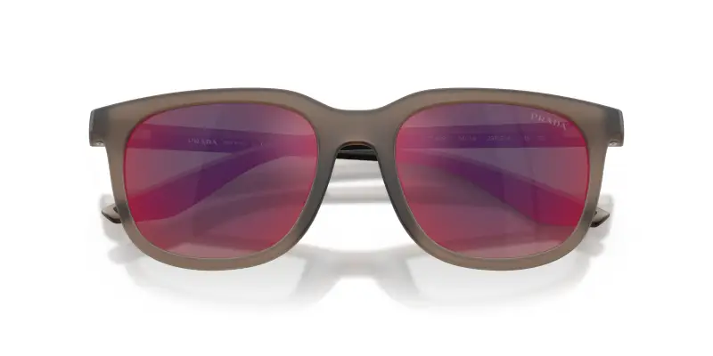 Prada Linea Rossa Occhiali da sole Uomo Marrone 4324909 miniatura 2