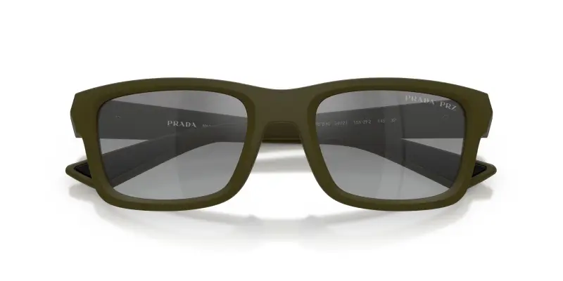 Prada Linea Rossa Occhiali da sole Uomo Verde 4319892 miniatura 2