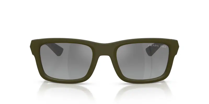 Prada Linea Rossa Occhiali da sole Uomo Verde 4319892 miniatura 3
