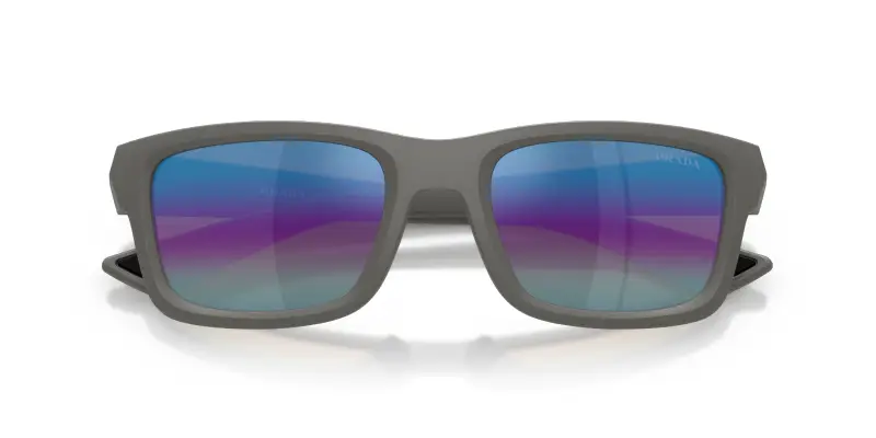 Prada Linea Rossa Occhiali da sole Uomo Argento 4348880 miniatura 2