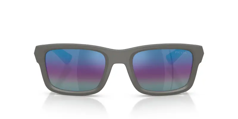 Prada Linea Rossa Occhiali da sole Uomo Argento 4348880 miniatura 3