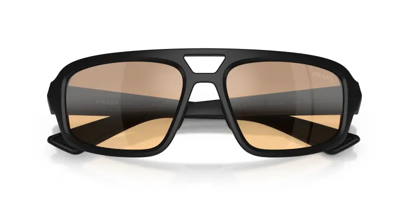 Prada Linea Rossa Occhiali da sole Uomo Nero 4319829 miniatura 2