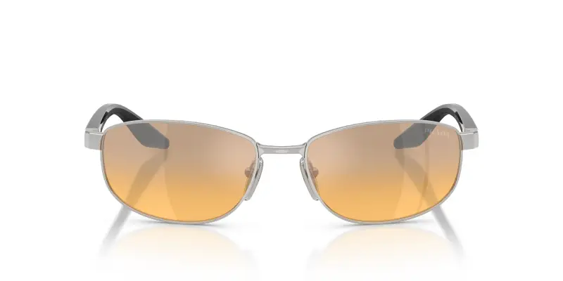 Prada Linea Rossa Occhiali da sole Uomo Argento 4324695 miniatura 3