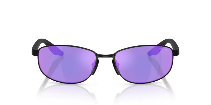 Prada Linea Rossa Occhiali da sole Uomo Nero 4348917 miniatura 3