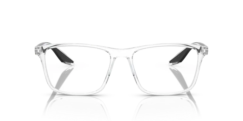 Prada Linea Rossa Uomo PS 01QV 2AZ1O1 Montature da vista Nylon Trasparente Trasparente Pillow Normale miniatura 2