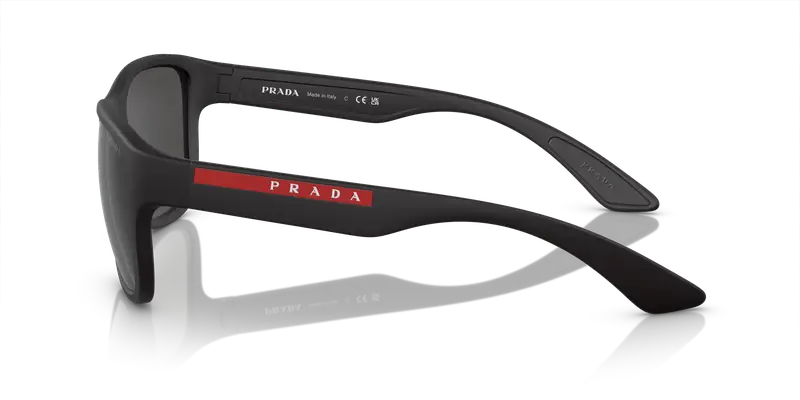 Prada Linea Rossa Occhiali da sole Uomo Grigio 826800 miniatura 3