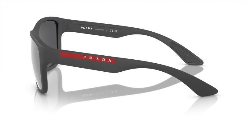 Prada Linea Rossa Occhiali da sole Uomo Grigio 826801 miniatura 3