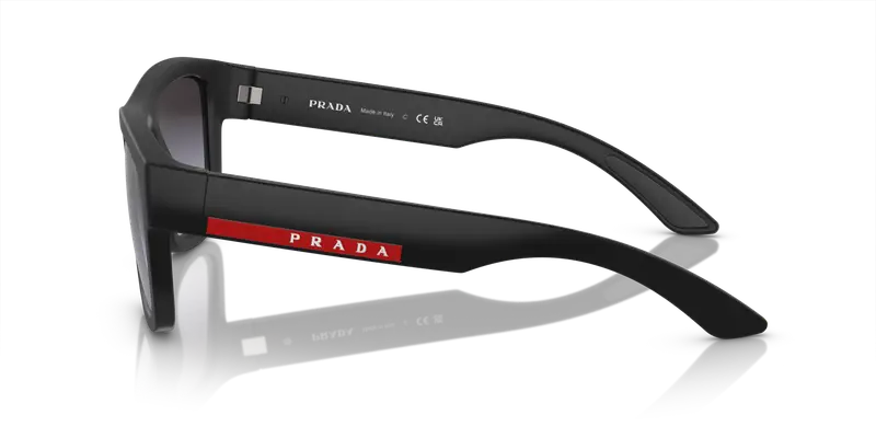 Prada Linea Rossa Occhiali da sole Uomo Grigio 860666 miniatura 3