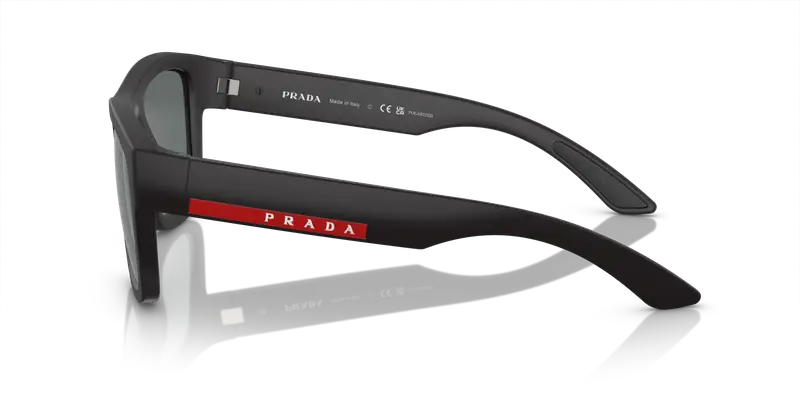 Prada Linea Rossa Occhiali da sole Uomo Grigio 1391440 miniatura 3