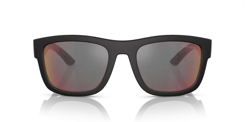 Prada Linea Rossa Occhiali da sole Uomo Grigio 860667 miniatura 2