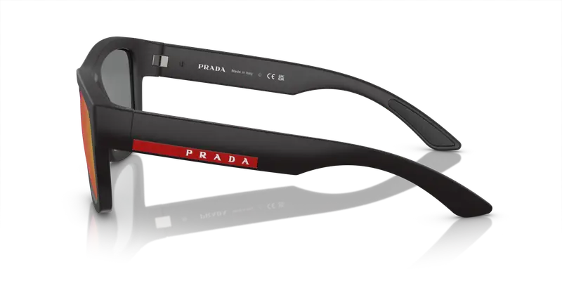 Prada Linea Rossa Occhiali da sole Uomo Grigio 860667 miniatura 3