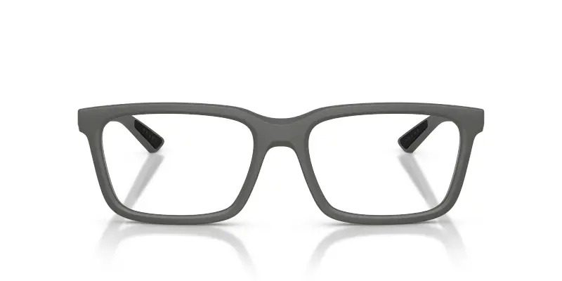 Uomo PS 02SV 16X1O1 Montature da vista Iniettato Grigio Trasparente Squadrata Normale miniatura 3