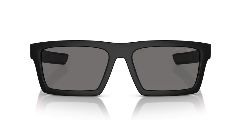 Prada Linea Rossa Occhiali da sole Uomo Grigio 1391442 miniatura 2