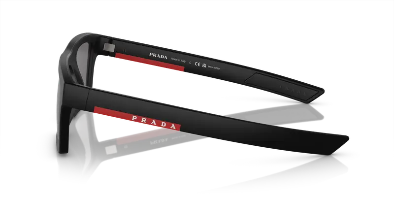 Prada Linea Rossa Occhiali da sole Uomo Grigio 1391442 miniatura 3