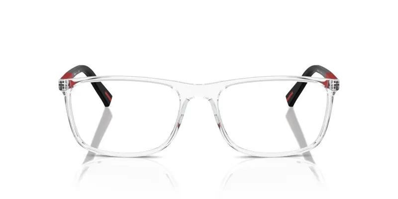 Uomo PS 03QV 2AZ1O1 Montature da vista Iniettato Trasparente Trasparente Squadrata Normale miniatura 3