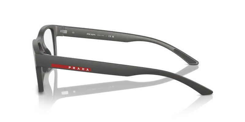 Prada Linea Rossa Uomo PS 04QV 16X1O1 Montature da vista Iniettato Trasparente Squadrata Normale miniatura 3