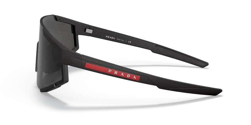 Prada Linea Rossa Occhiali da sole Uomo Grigio 855813 miniatura 3