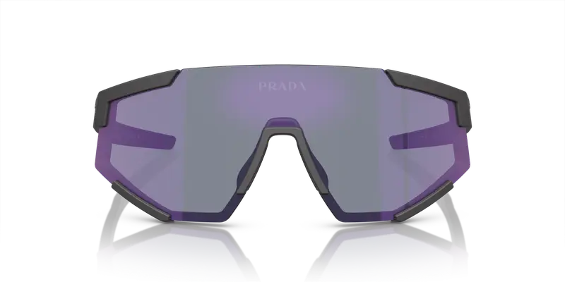 Prada Linea Rossa Occhiali da sole Uomo Blu 860813 miniatura 2