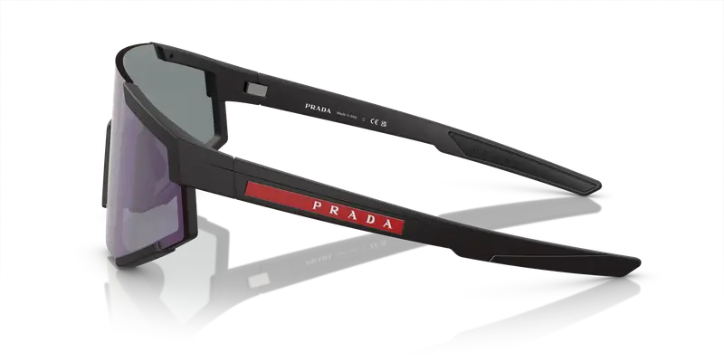 Prada Linea Rossa Occhiali da sole Uomo Blu 860813 miniatura 3