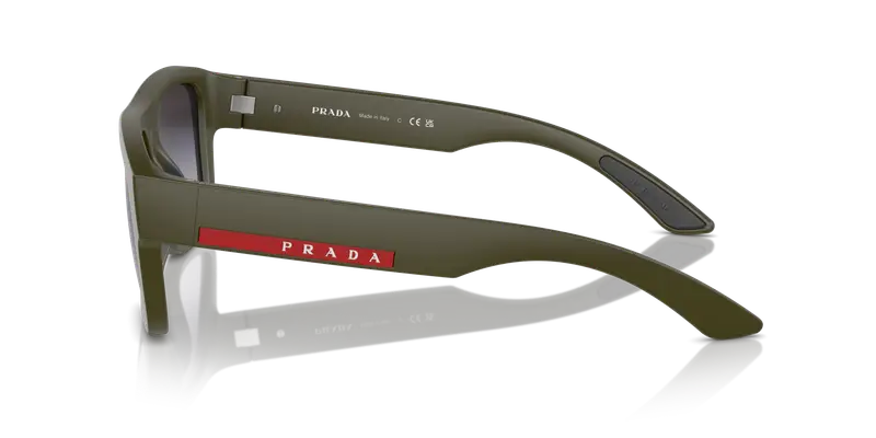 Prada Linea Rossa Occhiali da sole Uomo Grigio 837488 miniatura 3