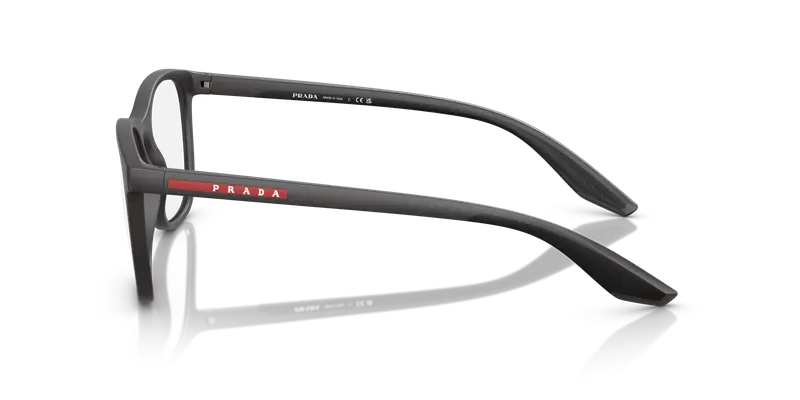 Prada Linea Rossa Uomo PS 05PV 18K1O1 Montature da vista Nylon Grigio Trasparente Pillow Normale miniatura 3
