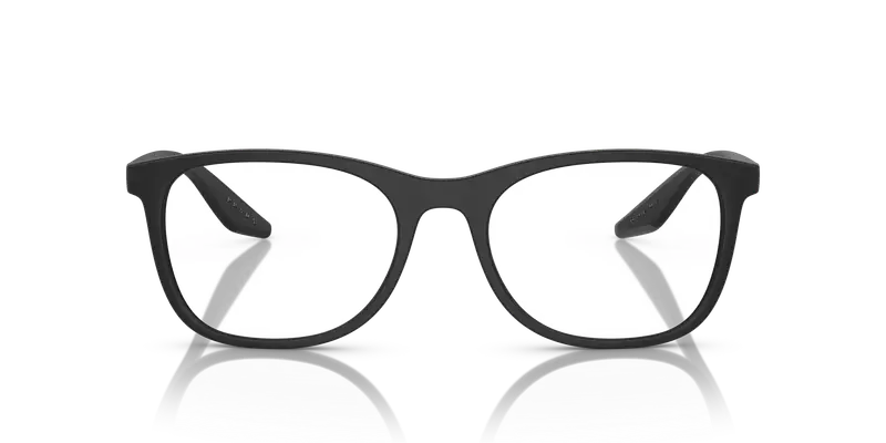 Prada Linea Rossa Uomo PS 05PV DG01O1 Montature da vista Nylon Nero Trasparente Pillow Normale miniatura 2