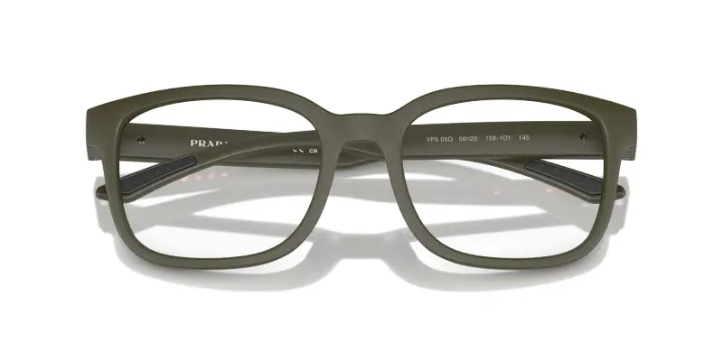 Uomo PS 05QV 15X1O1 Montature da vista Iniettato Verde Trasparente Pillow Normale miniatura 2