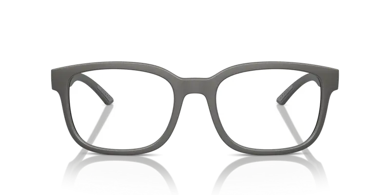 Prada Linea Rossa Uomo PS 05QV 16X1O1 Montature da vista Iniettato Grigio Trasparente Pillow Normale miniatura 2