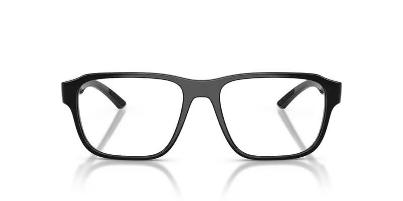 Prada Linea Rossa Uomo PS 05RV 1AB1O1 Montature da vista Iniettato Nero Trasparente Geometrica Normale miniatura 2