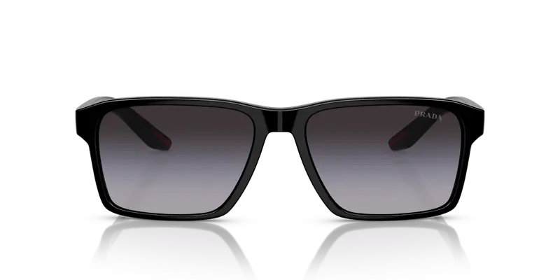 Prada Linea Rossa Occhiali da sole Uomo Grigio 858491 miniatura 2