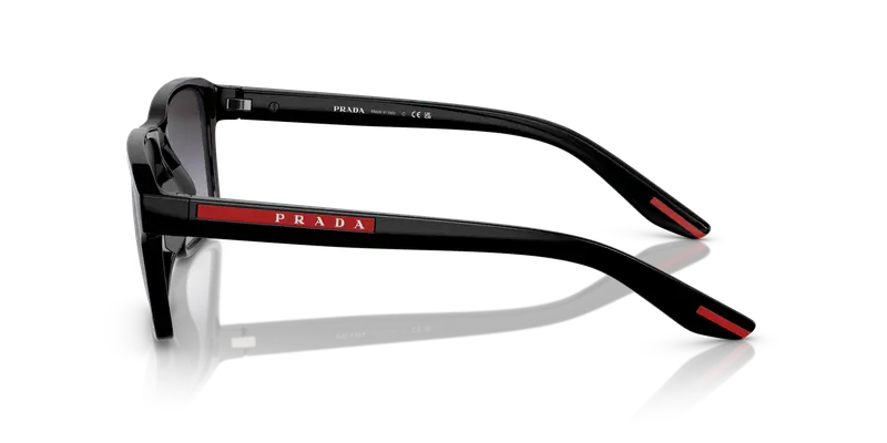 Prada Linea Rossa Occhiali da sole Uomo Grigio 858491 miniatura 3