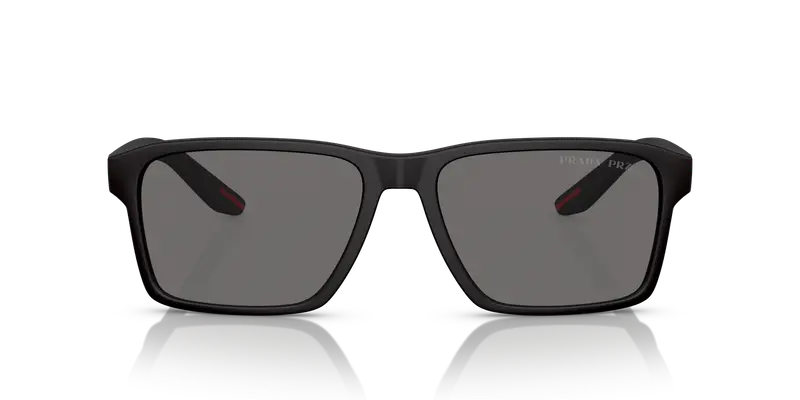 Prada Linea Rossa Occhiali da sole Uomo Grigio 858599 miniatura 2