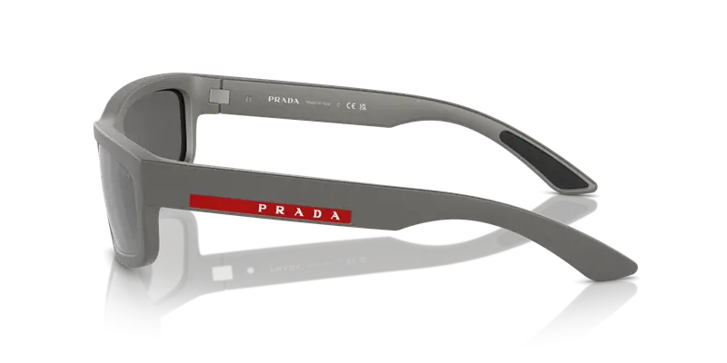 Prada Linea Rossa Occhiali da sole Uomo Grigio 837479 miniatura 3