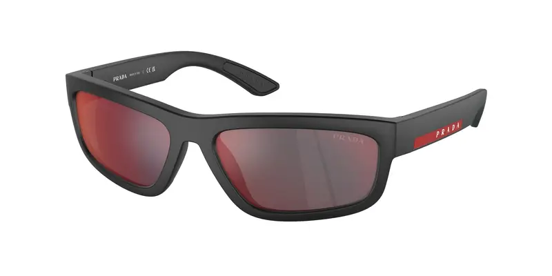 Prada Linea Rossa Occhiali da sole Uomo Nero 837481