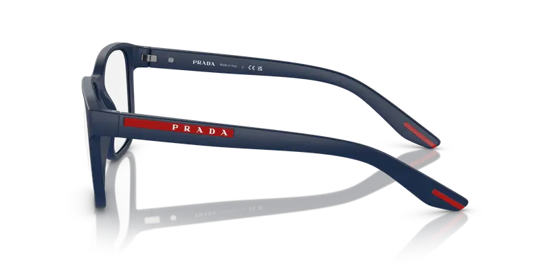 Prada Linea Rossa Uomo PS 06PV MAG1O1 Montature da vista Nylon Blu Trasparente Pillow Normale miniatura 3