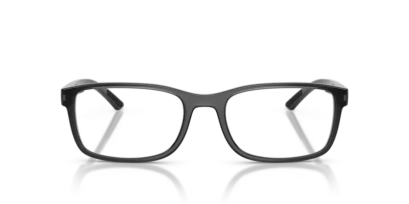 Prada Linea Rossa Uomo PS 06RV 01D1O1 Montature da vista Iniettato Grigio Trasparente Pillow Normale miniatura 2