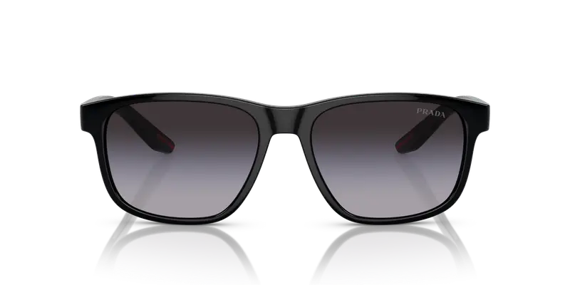 Prada Linea Rossa Occhiali da sole Uomo Grigio 858492 miniatura 2