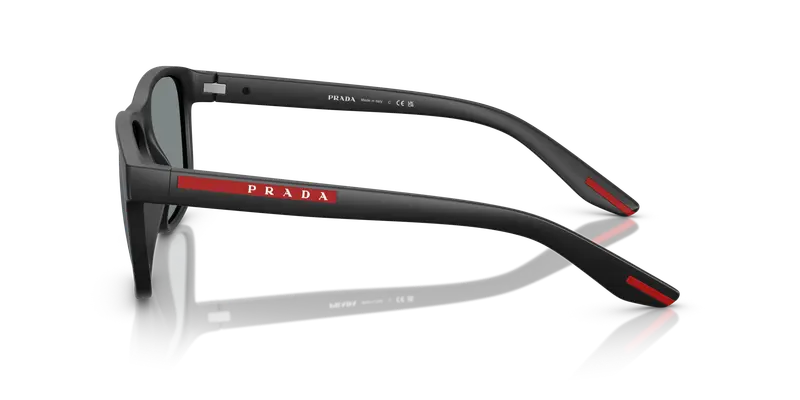 Prada Linea Rossa Occhiali da sole Uomo Blu 845013 miniatura 3