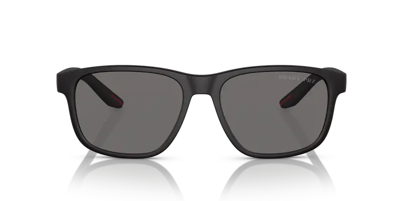 Prada Linea Rossa Occhiali da sole Uomo Grigio 858601 miniatura 2