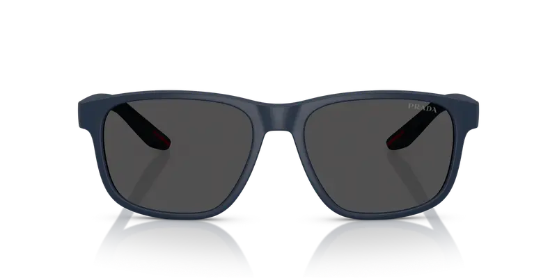 Prada Linea Rossa Occhiali da sole Uomo Blu 845012 miniatura 2