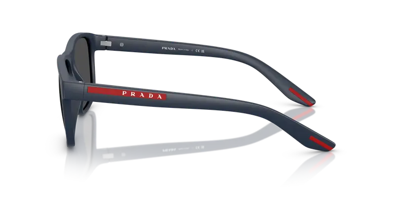 Prada Linea Rossa Occhiali da sole Uomo Blu 845012 miniatura 3