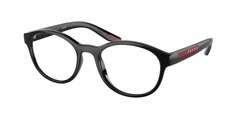 Prada Linea Rossa Uomo PS 07PV  1AB1O1 Montature da vista Nylon Nero Trasparente Pantos Normale