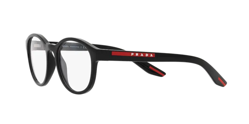 Prada Linea Rossa Uomo PS 07PV 1AB1O1 Montature da vista Nylon Nero Trasparente Pantos Normale miniatura 3