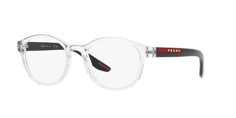 Prada Linea Rossa Uomo PS 07PV 2AZ1O1 Montature da vista Nylon Trasparente Trasparente Pantos Normale miniatura 2