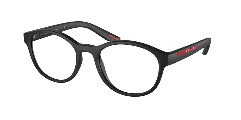 Prada Linea Rossa Uomo PS 07PV  DG01O1 Montature da vista Nylon Nero Trasparente Pantos Normale